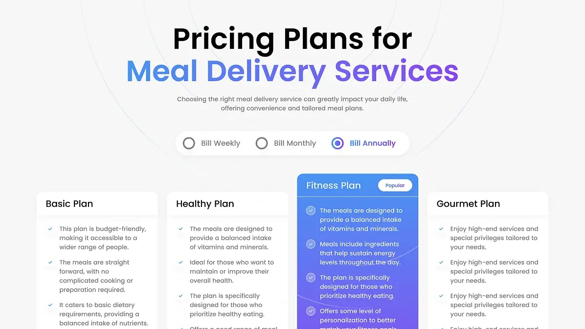 Multi-Plan Pricing Selector