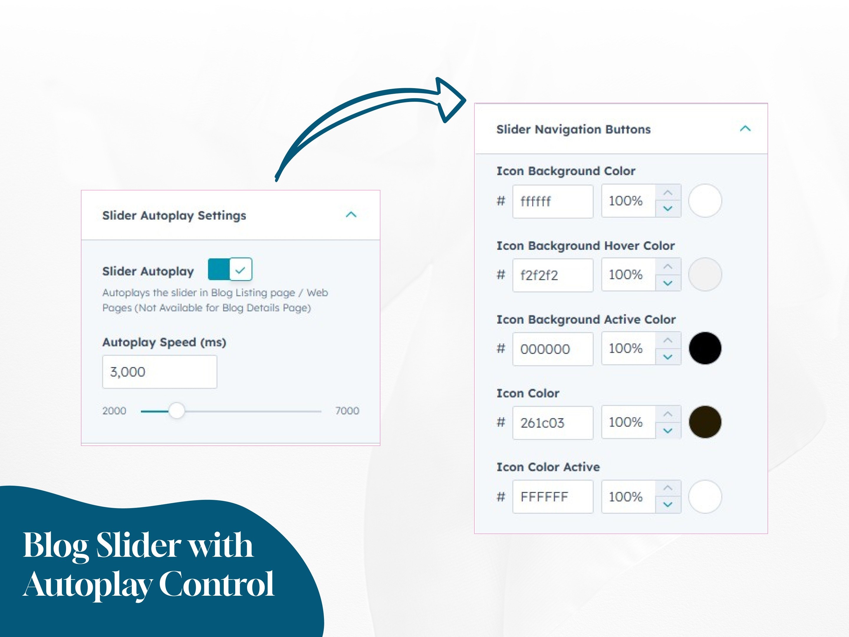 Blog Slider with Autoplay Control