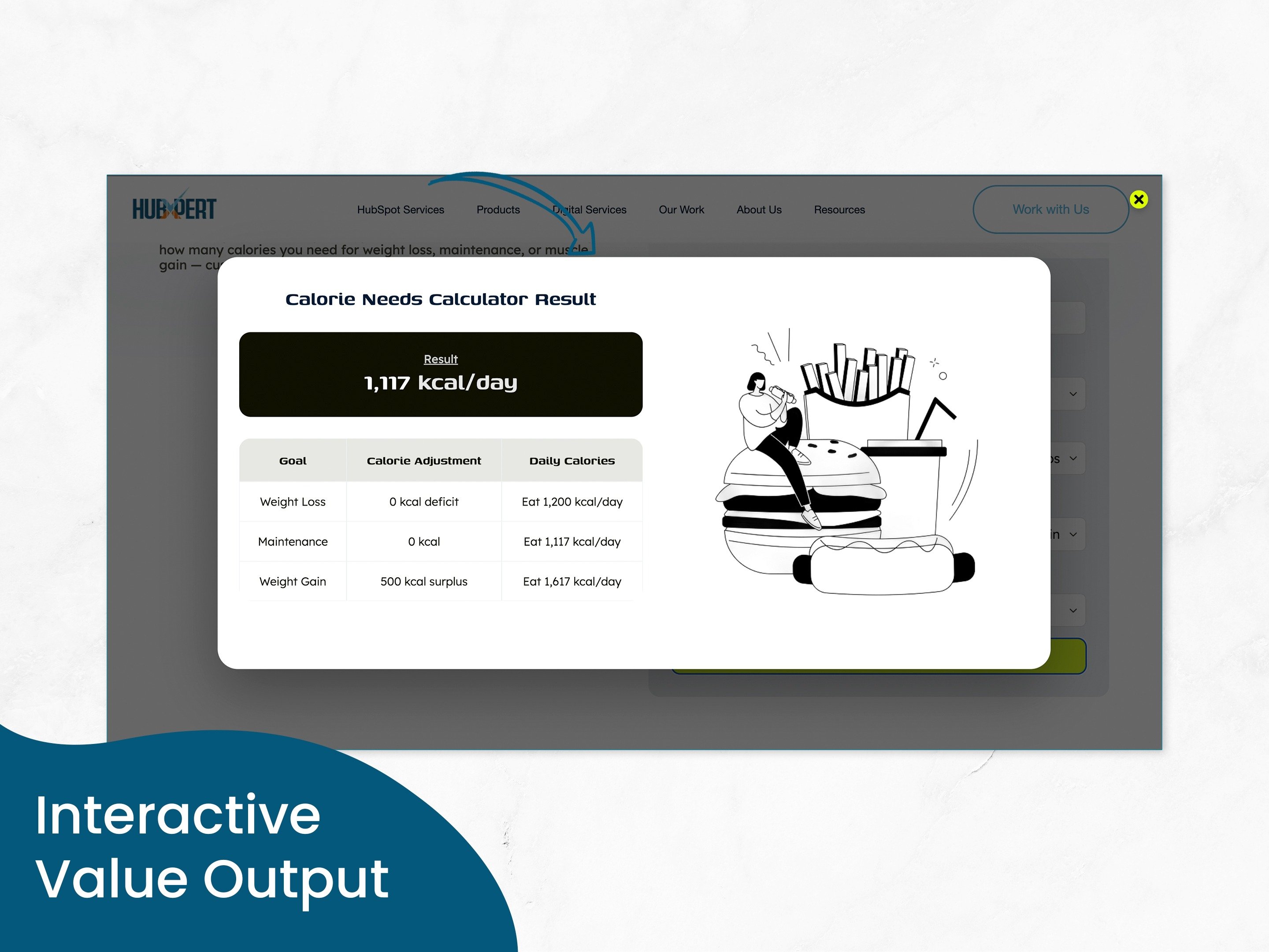 Interactive Value Output