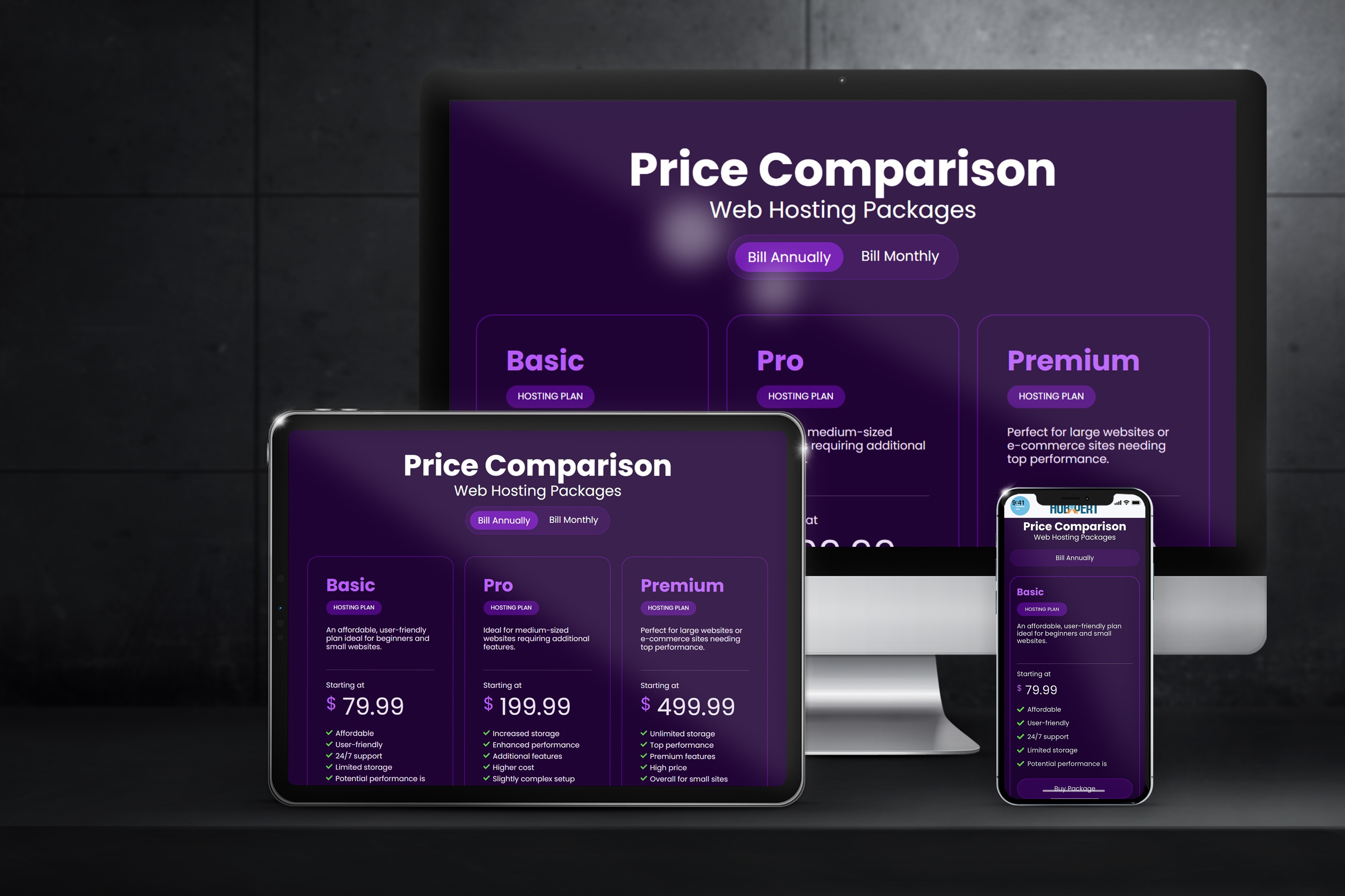 Professional and user friendly design. Easily adjustable with you website.