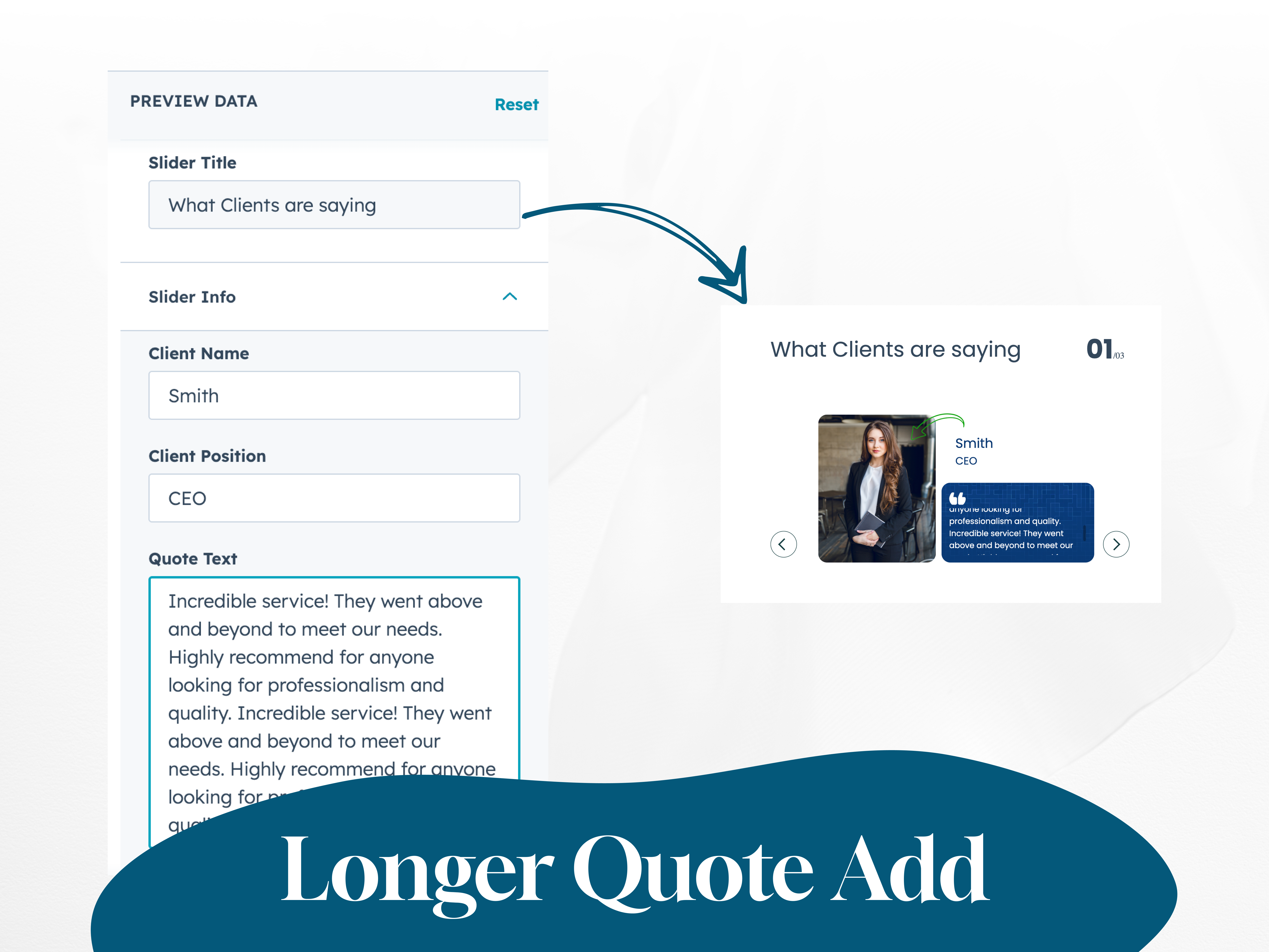 Longer Quote Applicable