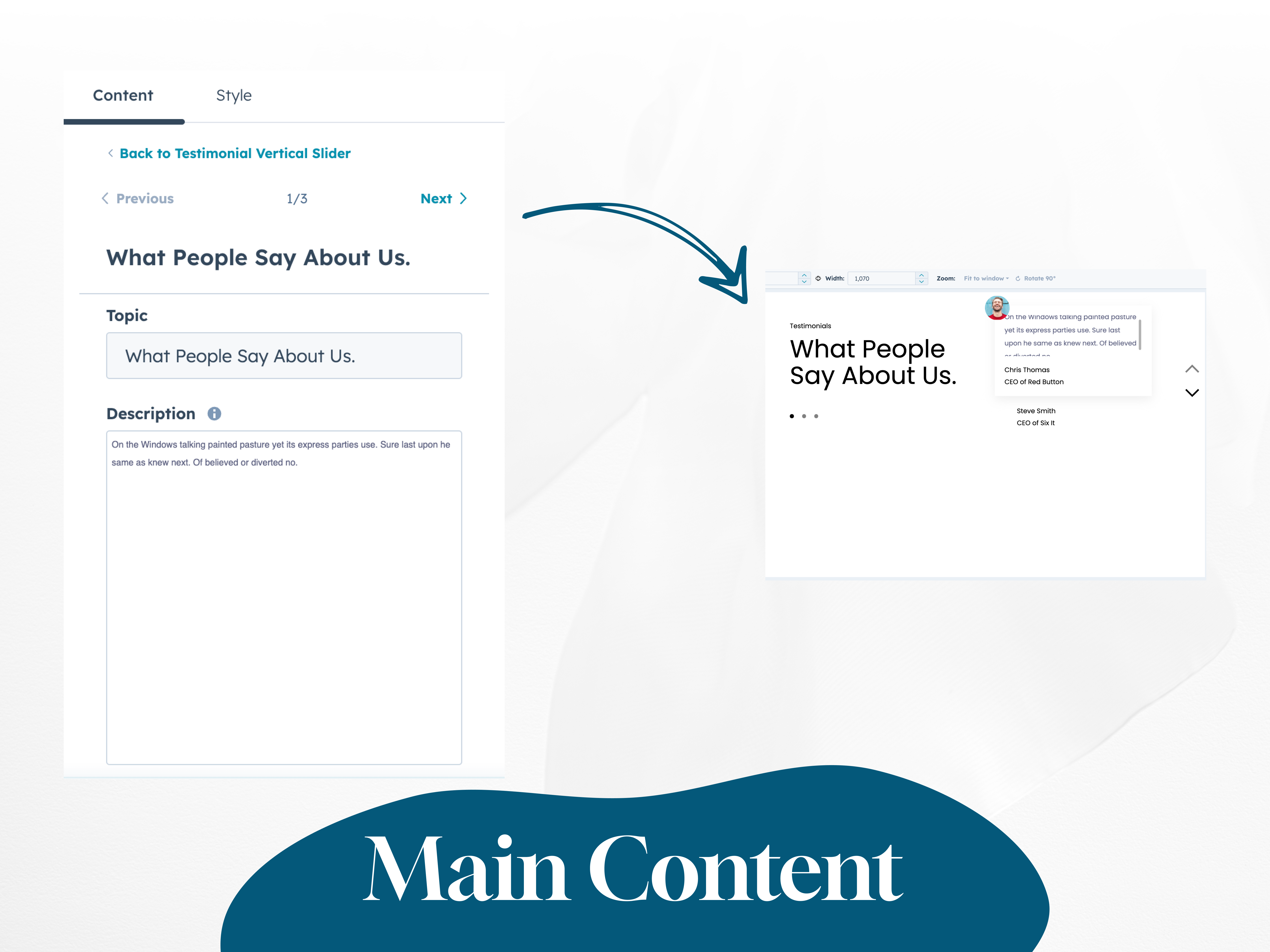 Content Customization