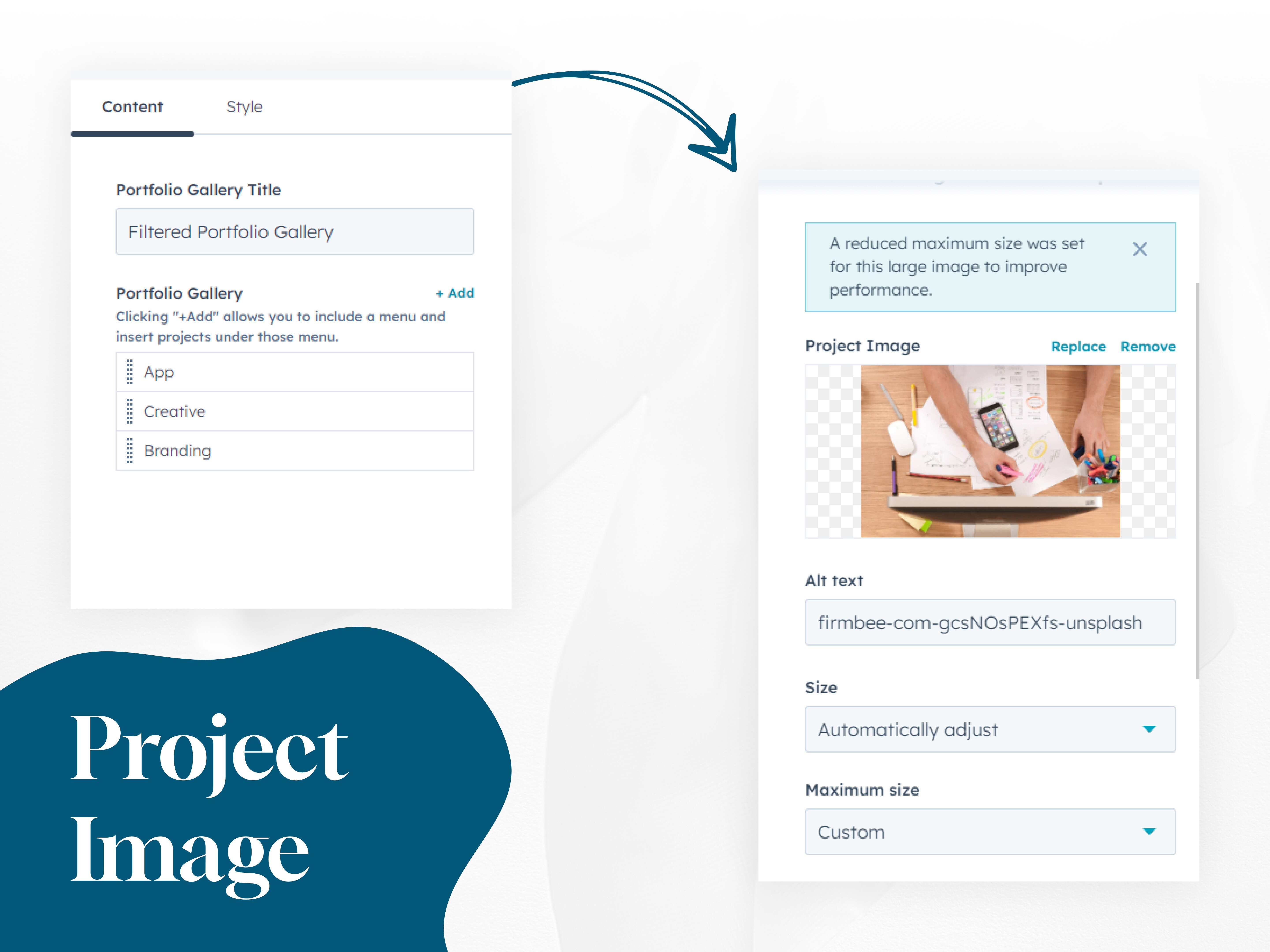 Repetitive Portfolio Items